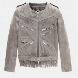 The kooples suede fringe jacket